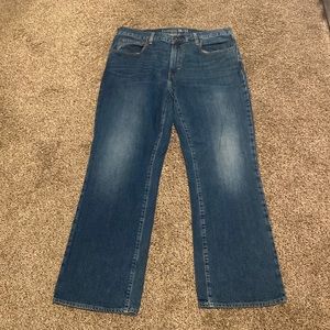 Dark wash mens jeans